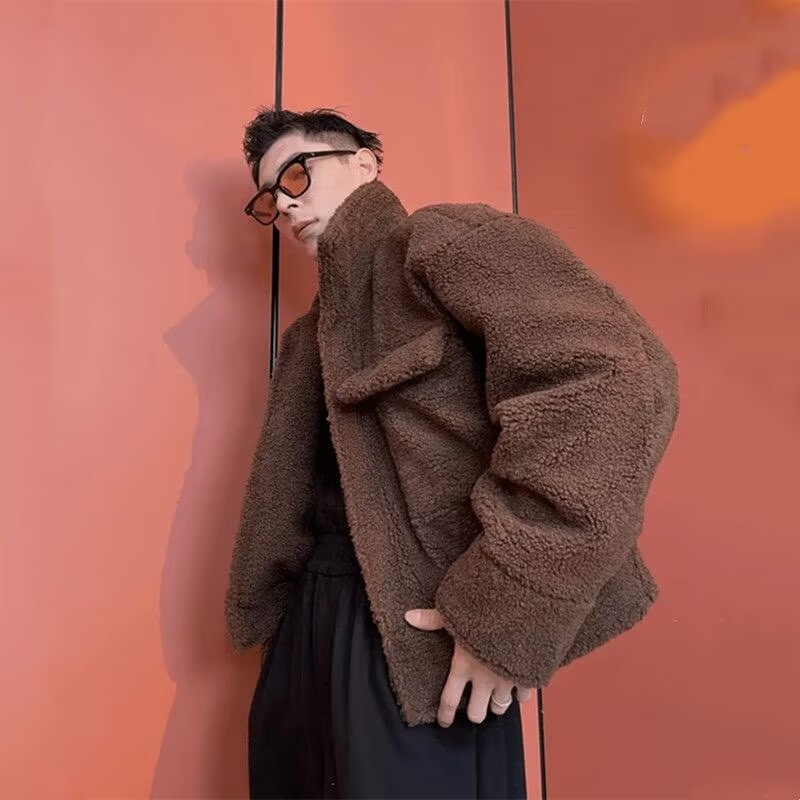 Winter Clothes Shop - เสื้อแจ็คเก็ตหนานุ่มสไตล์เท่ห์ สำหรับผู้ชาย แฟชั่นฤดูหนาว แบบนักกีฬาเบสบอล สำหรับคู่รัก นิยมในหมู่คนดังทางอินเทอร์เน็ต