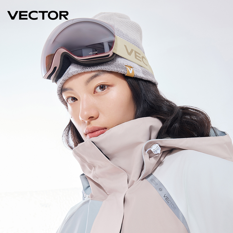 Snow Goggle Uv - เวกเตอร์OTGสกีสโนว์บอร์ดแว่นตาผู้หญิงผู้ชายเล่นสกีแว่นตาUV 400 หิมะแว่นตาป้องกันผู้ใหญ่คู่กระจกทรงกลมแม่เหล็ก