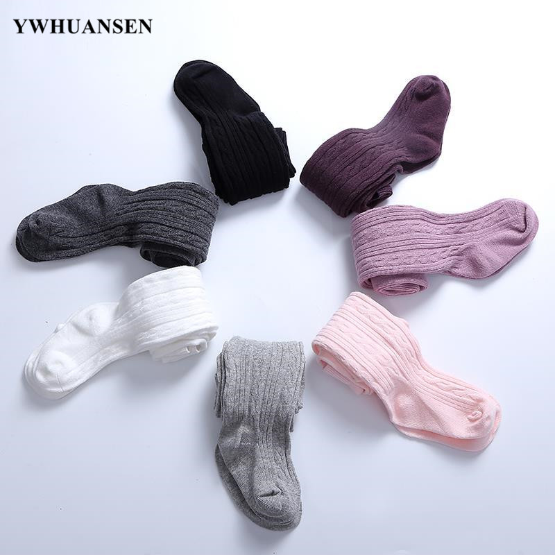 Winter Clothing Baby - YWHUANSEN 0 ถึง 12 ปีผ้าฝ้ายเด็ก Tights