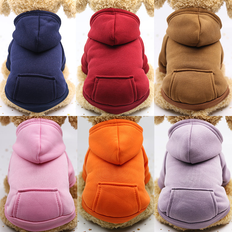 Winter Clothing Manufacturers - เสื้อกันหนาวสำหรับสัตว์เลี้ยงฤดูใบไม้ร่วงและฤดูหนาว มีกระเป๋า แบบสองขา สำหรับสุนัขและแมว เท็ดดี้แบร์ อุปกรณ์เสื้อผ้าสำหรับสัตว์เลี้ยง