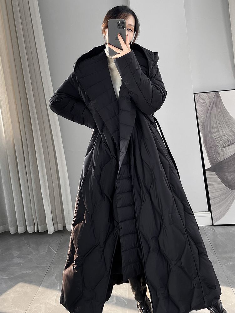 Puffer Jacket Women Down - เสื้อแจ็คเก็ตสตรีฤดูหนาว 2025 ยาวลงเสื้ออบอุ่นลงเสื้อแจ็คเก็ตผู้หญิงเสื้อผ้าWarm Hooded Puffer Jacket