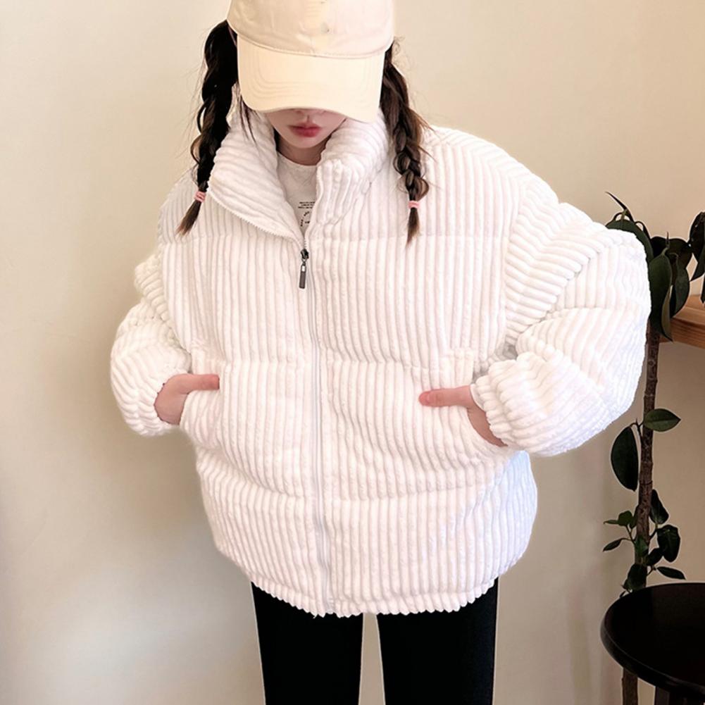 เสื้อแจ็คเก็ตพัฟเฟอร์โพลีเอสเต - Puffer Jacket Women Down บทวิจารณ์และราคา