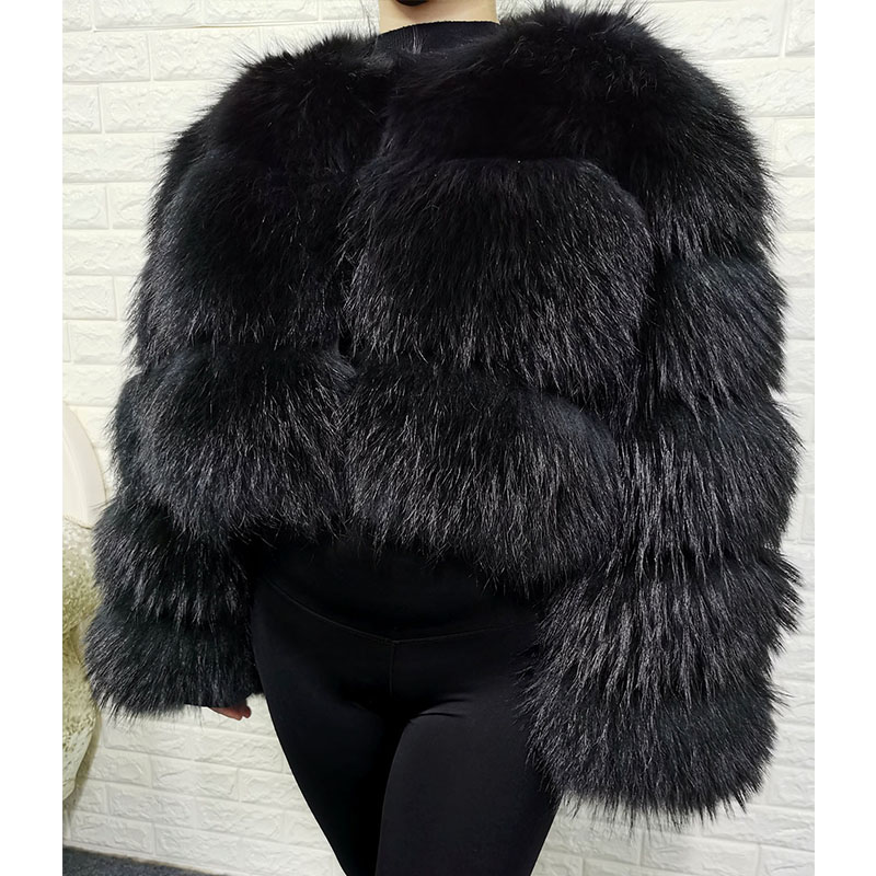 เสื้อคลุมขนสัตว์แท้สีน้ำตาลสำห - Winter Clothing Deals บทวิจารณ์และราคา