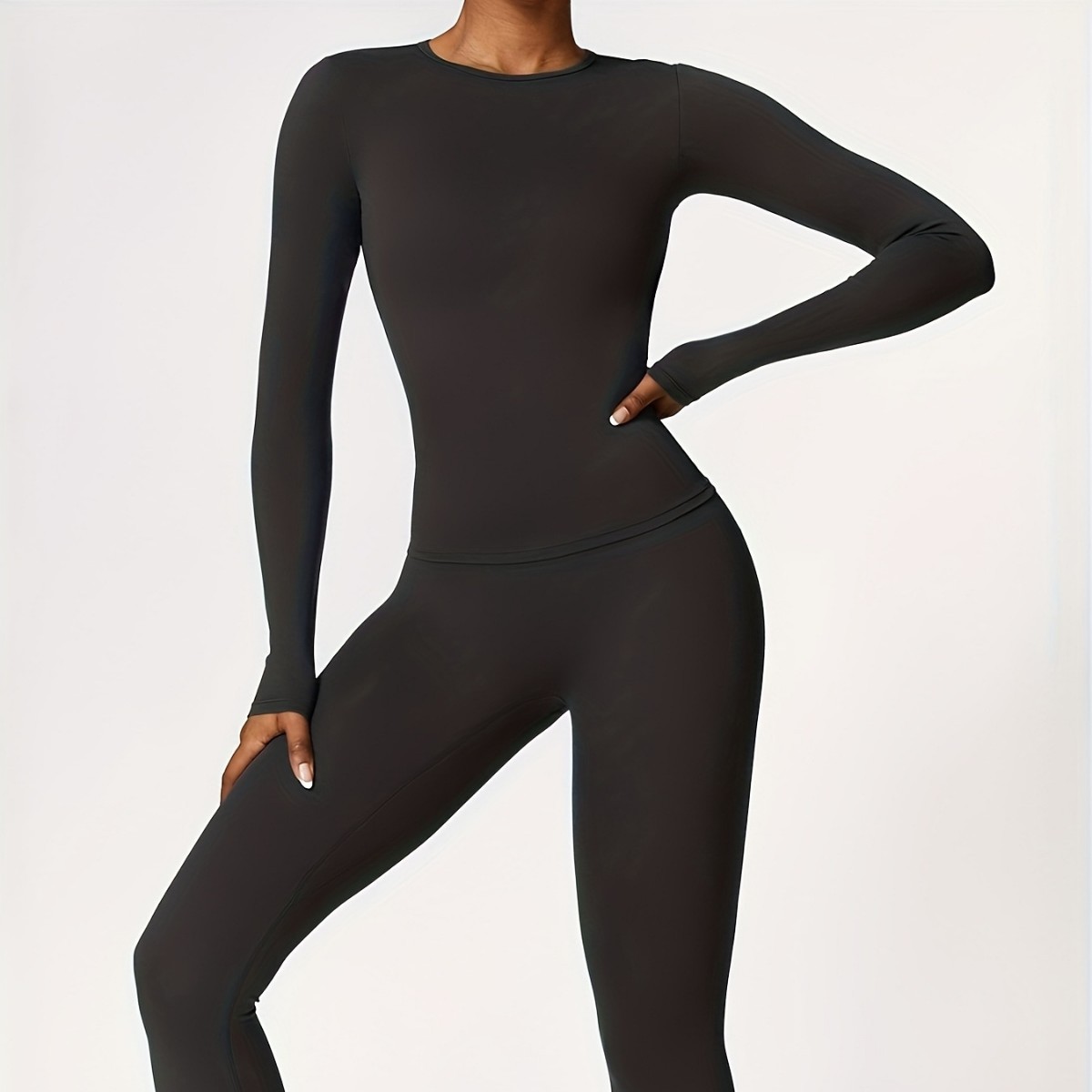 ชุดโยคะรัดรูป แขนยาว สำหรับวิ่ - Winter Clothing For Women บทวิจารณ์และราคา