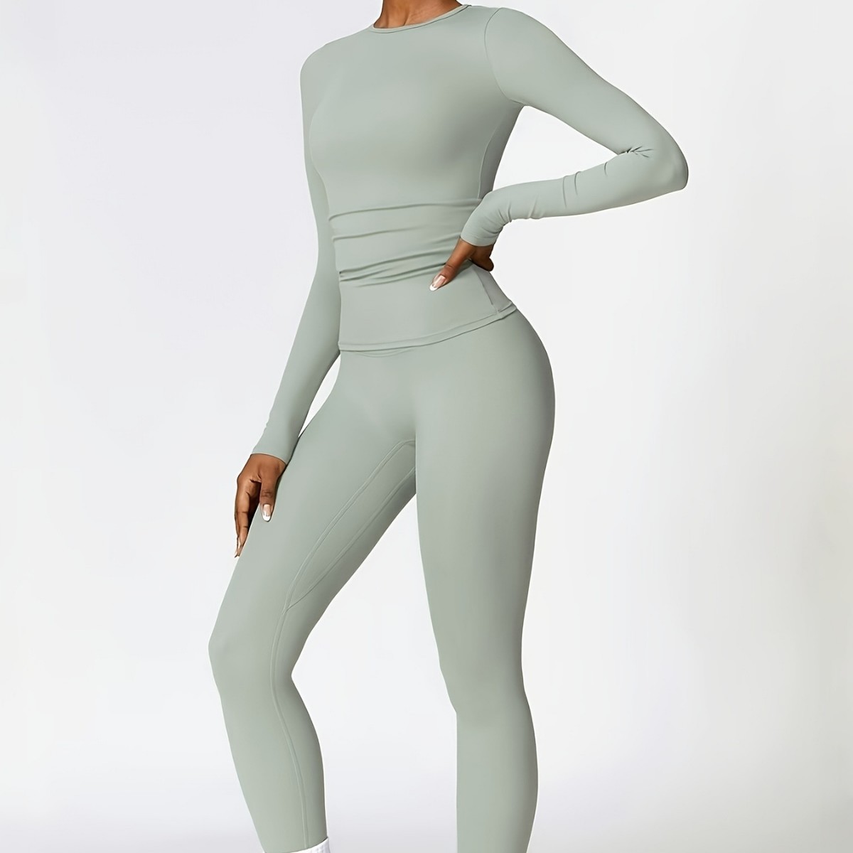 ชุดโยคะรัดรูป แขนยาว สำหรับวิ่ - Winter Clothing For Women บทวิจารณ์และราคา