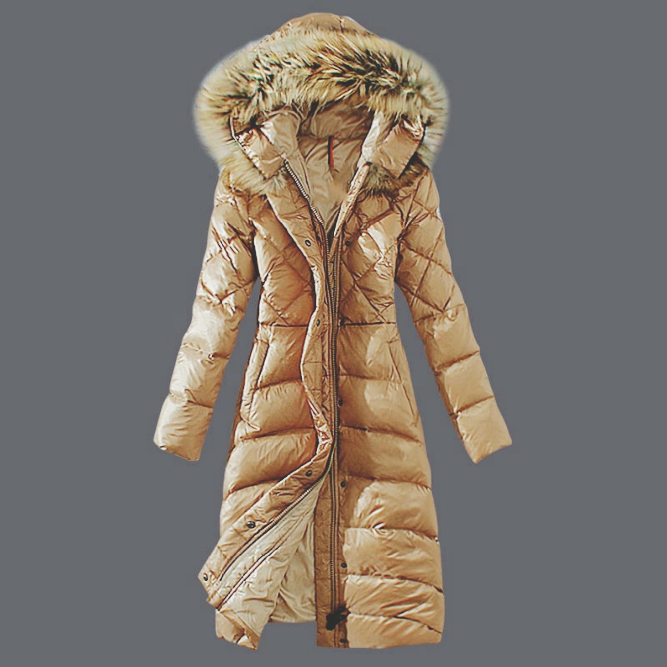 เสื้อโค้ทกันหนาวแบบยาวพิเศษสำห - Puffer Jacket Women Down บทวิจารณ์และราคา