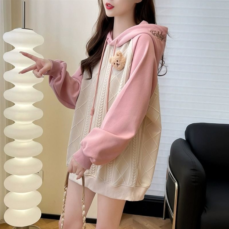 เสื้อฮู้ดดี้ผู้หญิงสีชมพู น่าร - Winter Clothing Essentials For Women บทวิจารณ์และราคา