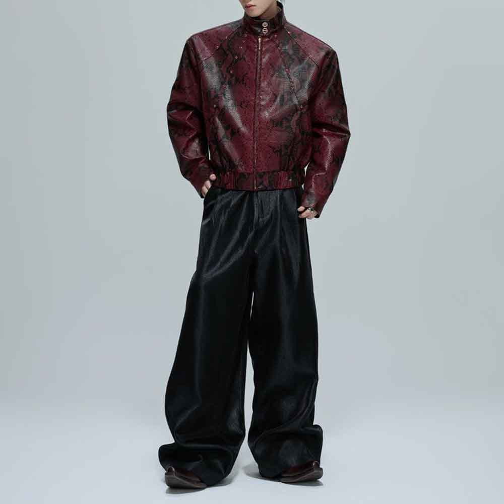 เสื้อแจ็คเก็ตผู้ชายลายหนังงู ป - Winter Clothing Jewel บทวิจารณ์และราคา