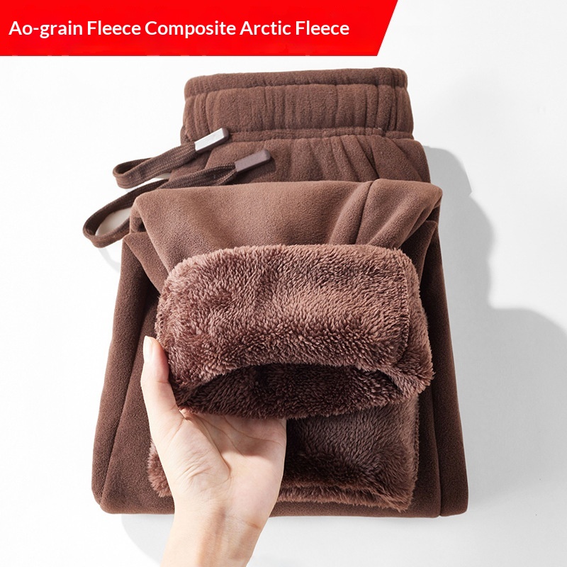 กางเกงขายาวผู้ชาย ผ้าฟลีซสองด้ - Winter Clothes Shop บทวิจารณ์และราคา