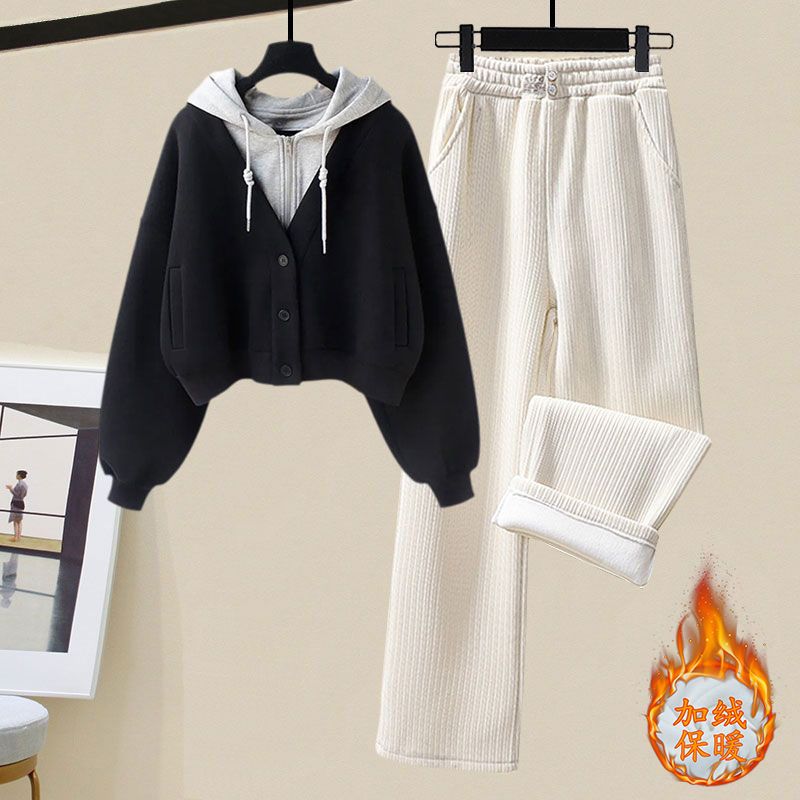 Plush และหนา Hoodie แจ็คเก็ตกา - Winter Clothing Sales บทวิจารณ์และราคา