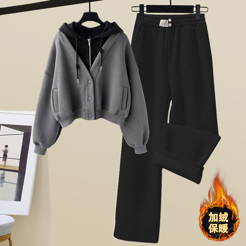 Plush และหนา Hoodie แจ็คเก็ตกา - Winter Clothing Sales บทวิจารณ์และราคา