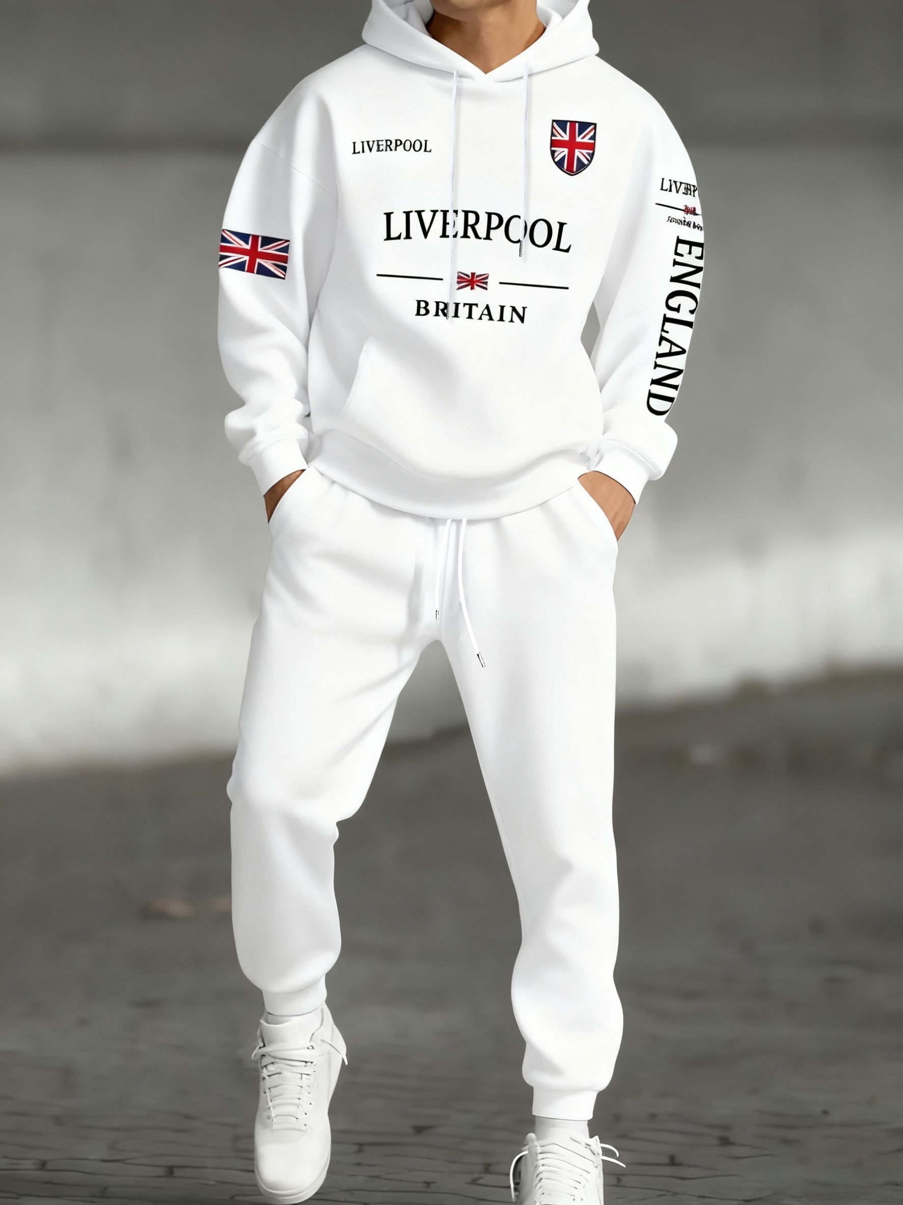 ชุดเสื้อฮู้ดพิมพ์ลายธงชาติอังก - Winter Clothing Fashion บทวิจารณ์และราคา