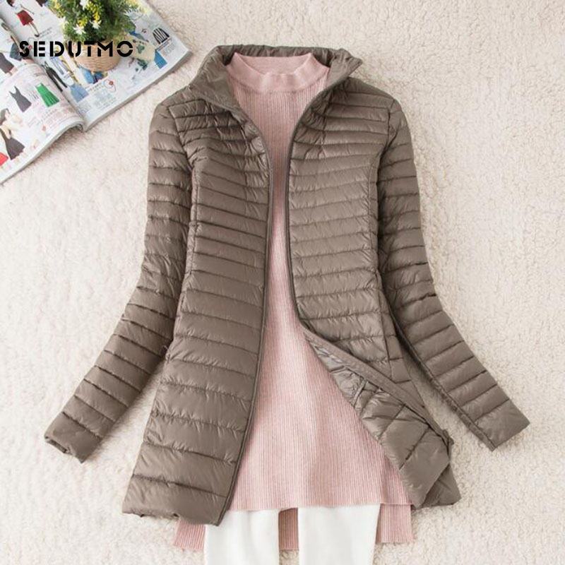 SEDUTMO ฤดูหนาวผู้หญิงยาวลงแจ็ - Puffer Jacket Women Down บทวิจารณ์และราคา