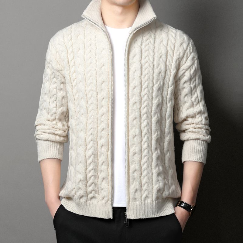 เสื้อคาร์ดิแกนถักไหมพรมคอตั้งแ - Winter Clothing Uae บทวิจารณ์และราคา