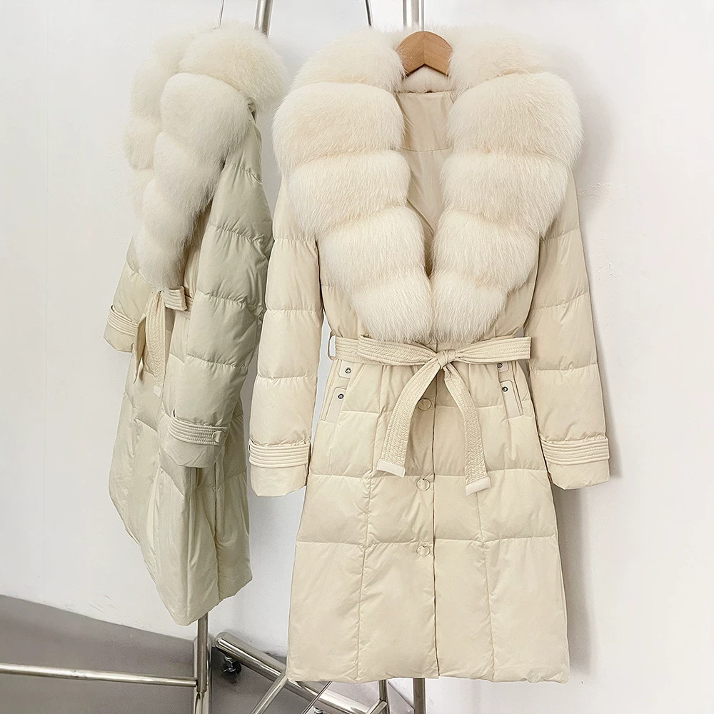 เสื้อแจ็คเก็ตขนเป็ดแท้สีขาวสำห - Puffer Jacket Women Down บทวิจารณ์และราคา