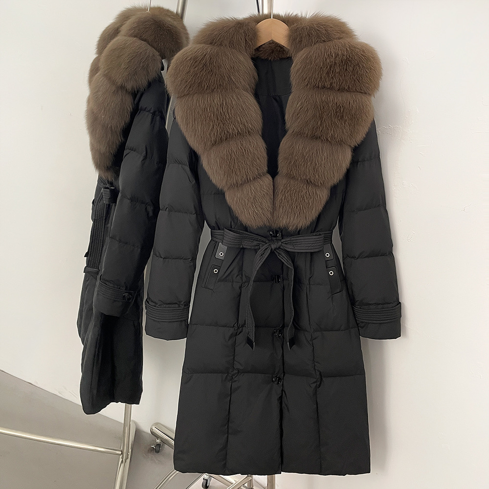 เสื้อแจ็คเก็ตขนเป็ดแท้สีขาวสำห - Puffer Jacket Women Down บทวิจารณ์และราคา