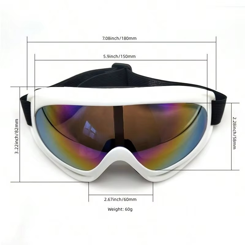 1 PC ขนาดใหญ่กรอบแว่นตาสกีโพลา - Snow Goggle Uv บทวิจารณ์และราคา