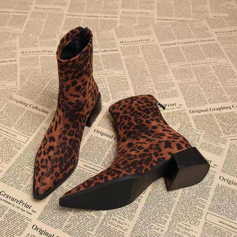 รองเท้าบูทส้นเตี้ยผู้หญิงสไตล์ - Winter Clothing For Women บทวิจารณ์และราคา