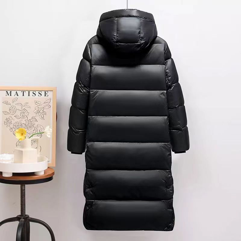 เสื้อกันหนาวขนเป็ดยาวมีฮู้ดสำห - Puffer Jacket Women Down บทวิจารณ์และราคา