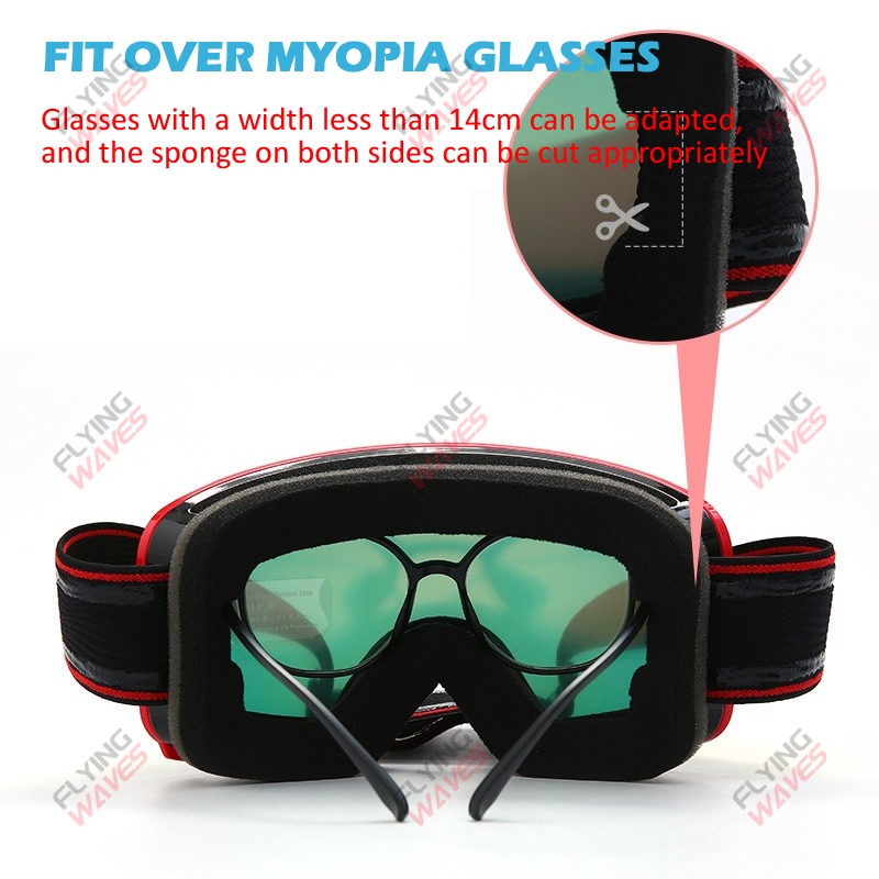 แว่นตาสกีแบบเต็มหน้าสำหรับผู้ใ - Snow Goggle Uv บทวิจารณ์และราคา