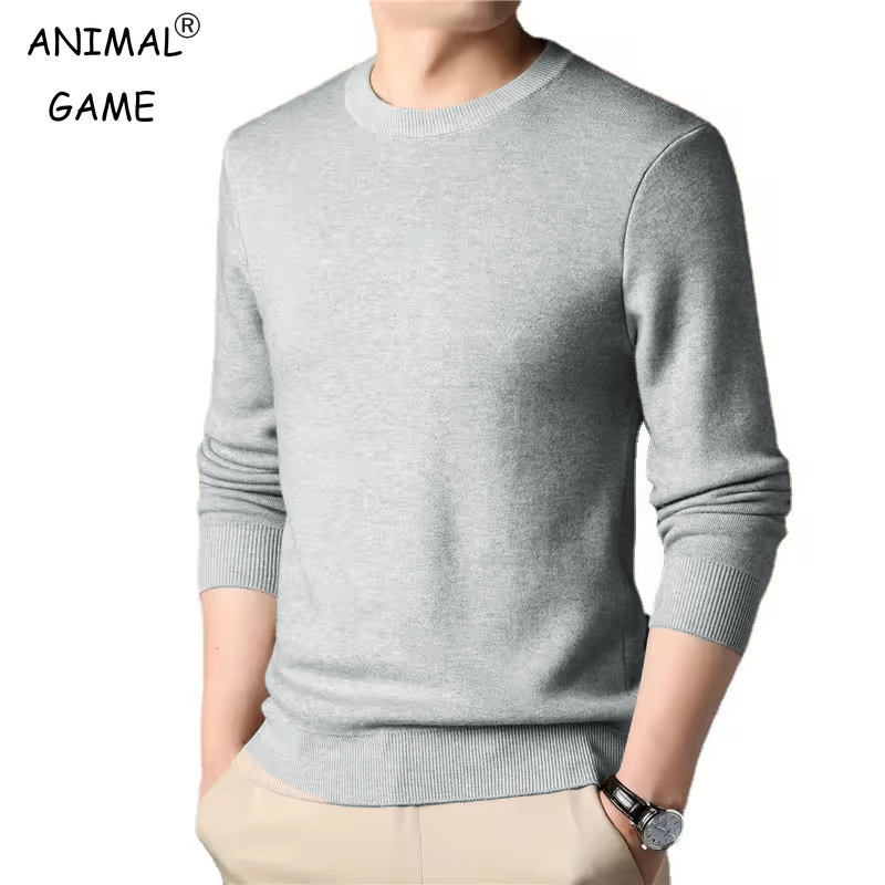 ผู้ชายสีทึบถักเสื้อกันหนาวลูกเ - Winter Clothing Uae บทวิจารณ์และราคา