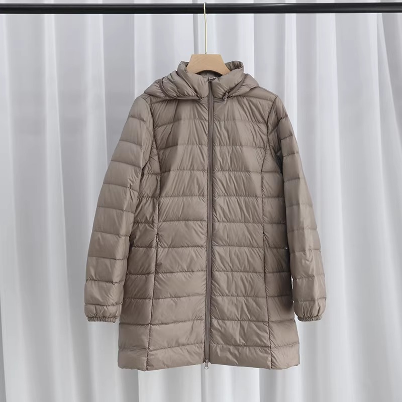 เสื้อโค้ทขนเป็ดน้ำหนักเบาสำหรั - Puffer Jacket Women Down บทวิจารณ์และราคา