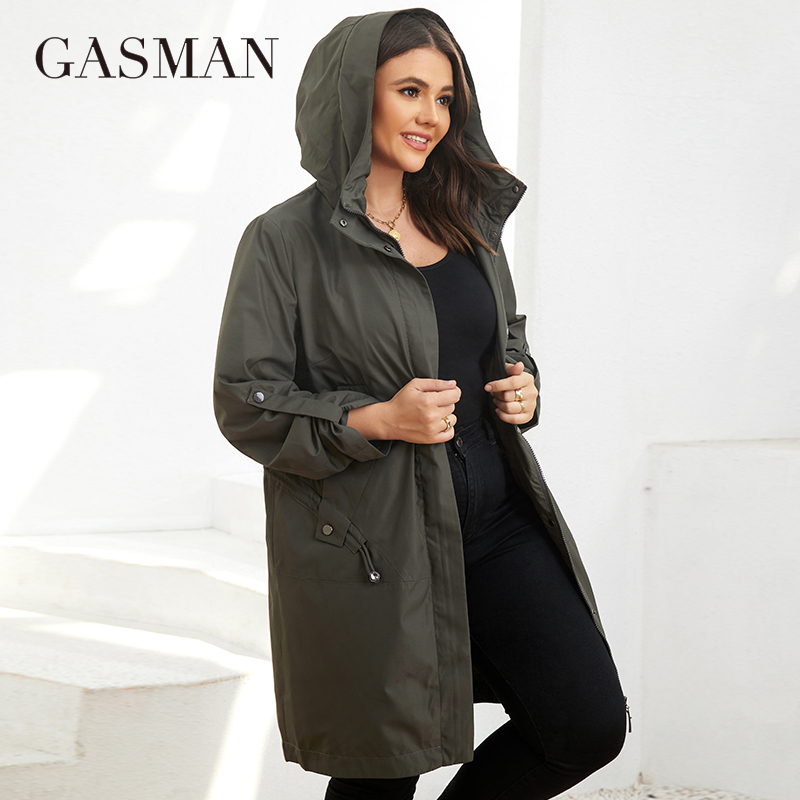 GASMAN ฤดูใบไม้ร่วงเสื้อฝน Plu - Winter Clothing Deals บทวิจารณ์และราคา