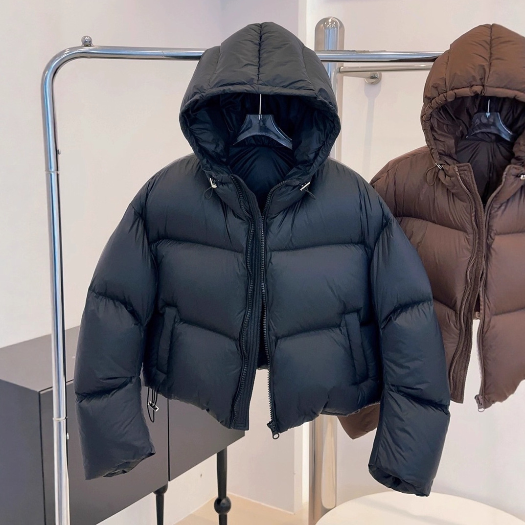 เสื้อแจ็คเก็ตพัฟเฟอร์ขนเป็ดขาว - Puffer Jacket Women Down บทวิจารณ์และราคา
