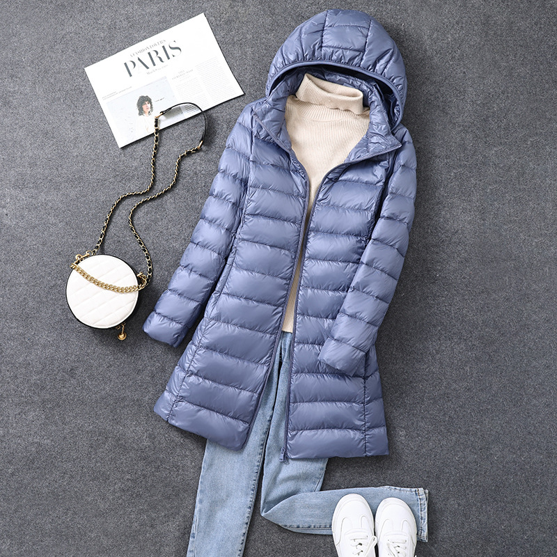 ผู้หญิง X-Long Office Lady หมว - Puffer Jacket Women Down บทวิจารณ์และราคา