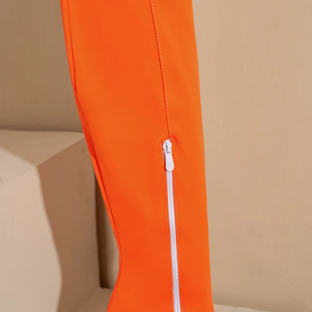 ฤดูหนาวใหม่ Glamour สีส้มสีเหล - Winter Clothing For Women บทวิจารณ์และราคา