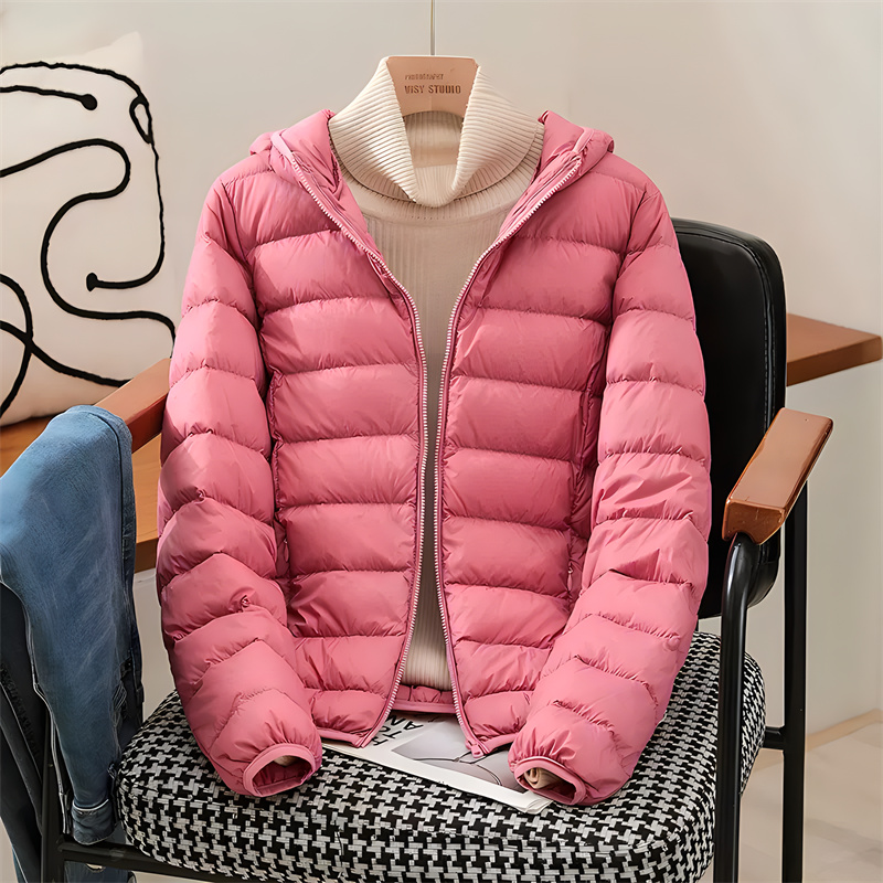 แจ็กเก็ตทรงเข้ารูปสไตล์เกาหลีม - Puffer Jacket Women Down บทวิจารณ์และราคา