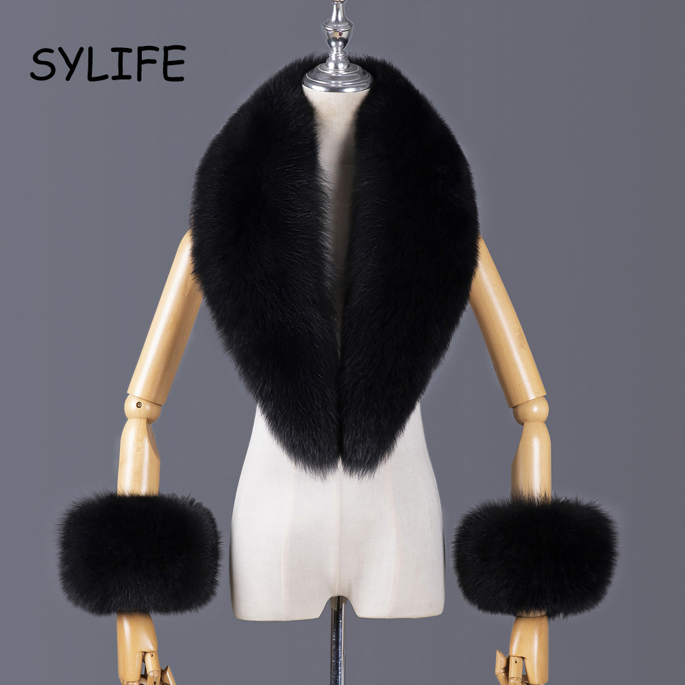 ปกเสื้อและผ้าพันคอขนสุนัขจิ้งจ - Winter Clothing Deals บทวิจารณ์และราคา