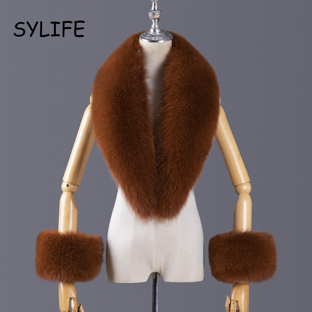 ปกเสื้อและผ้าพันคอขนสุนัขจิ้งจ - Winter Clothing Deals บทวิจารณ์และราคา