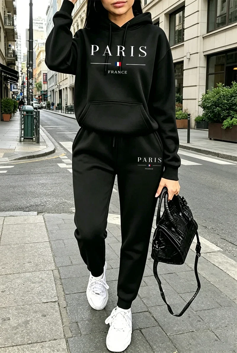 ชุดกีฬาฮู้ดดี้กางเกงขายาวสไตล์ - Winter Clothing Sales บทวิจารณ์และราคา