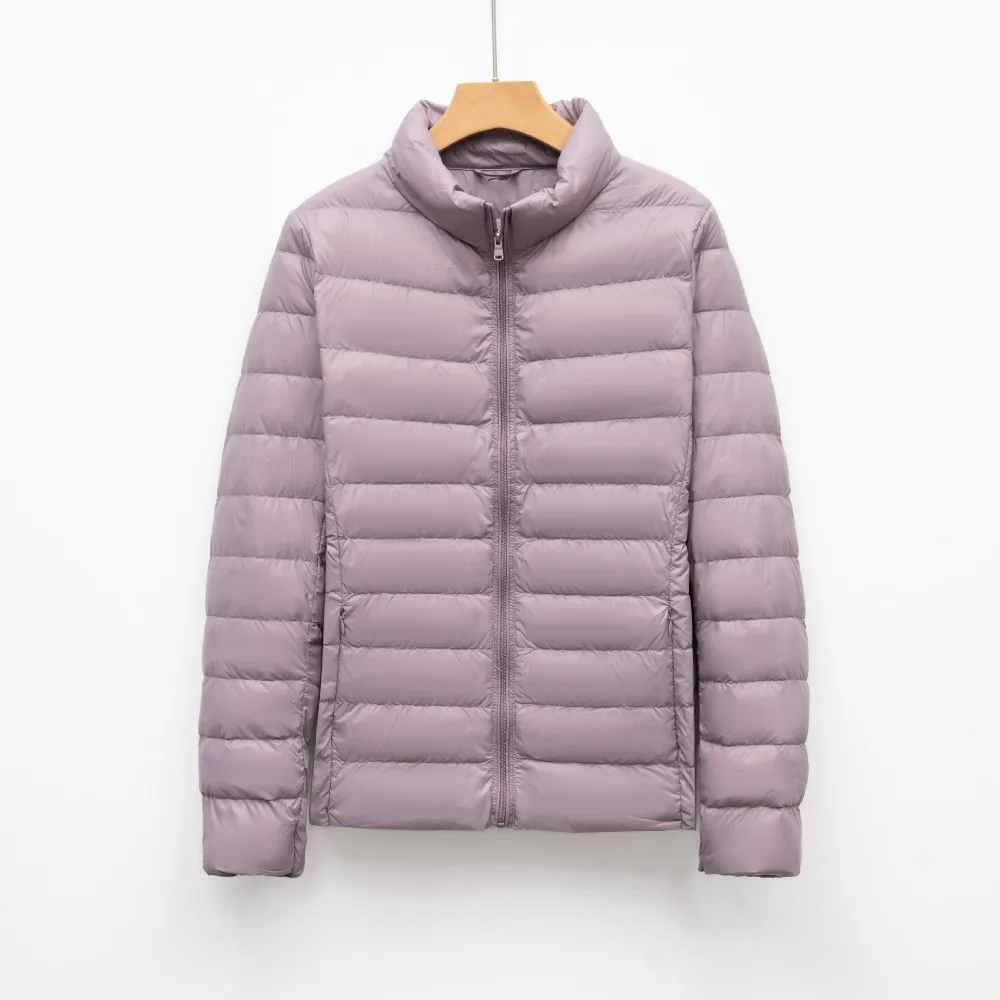 Ultra น้ําหนักเบา Packable ฤดู - Puffer Jacket Women Down บทวิจารณ์และราคา