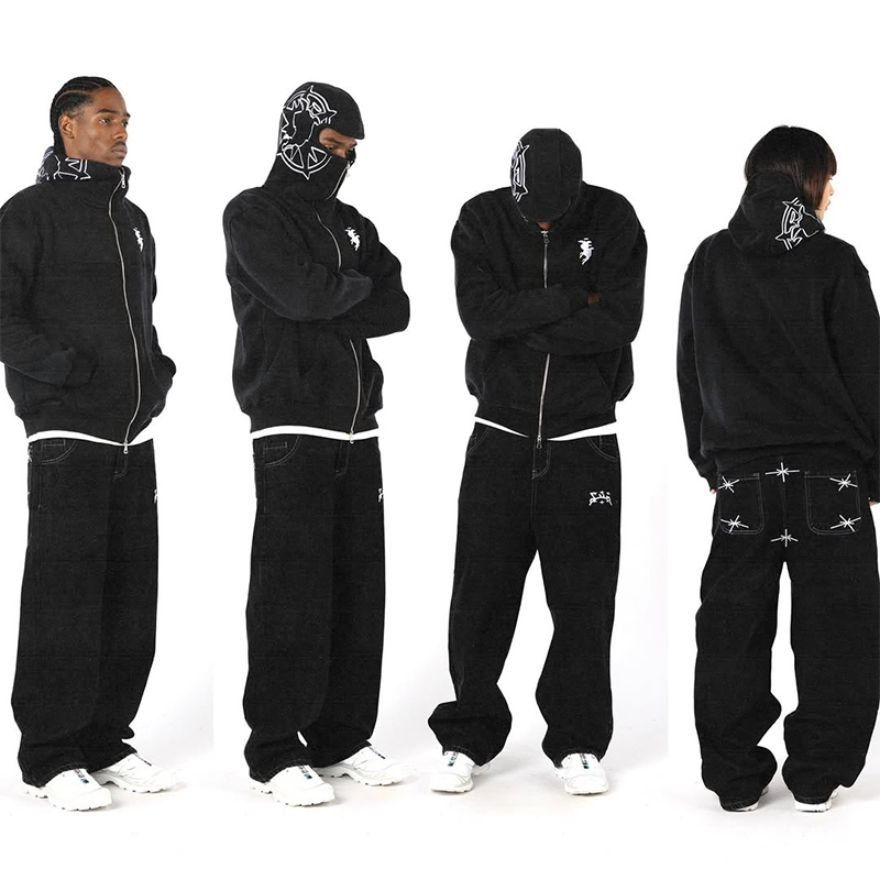 เย็บปักถักร้อยกราฟิกStreetwear - Winter Clothes Shop บทวิจารณ์และราคา