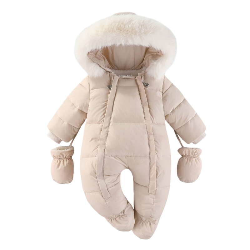 ชุดหมีทารกแรกเกิดฤดูหนาวพร้อมถ - Winter Clothing Baby บทวิจารณ์และราคา