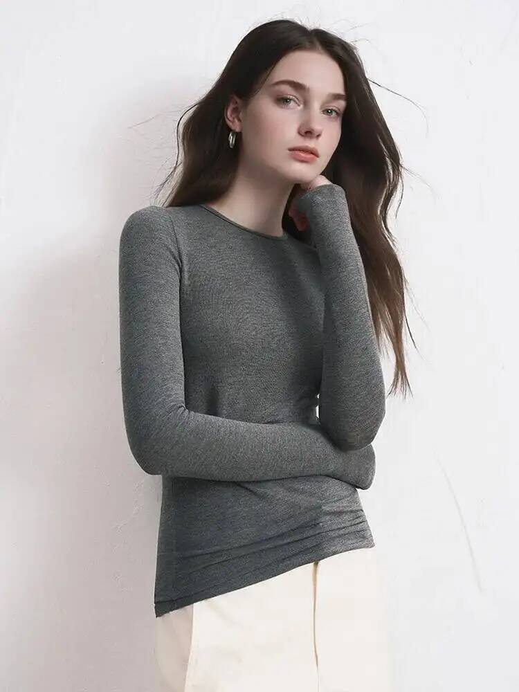เสื้อผู้หญิงผสมแคชเมียร์ แขนยา - Winter Clothing For Women บทวิจารณ์และราคา